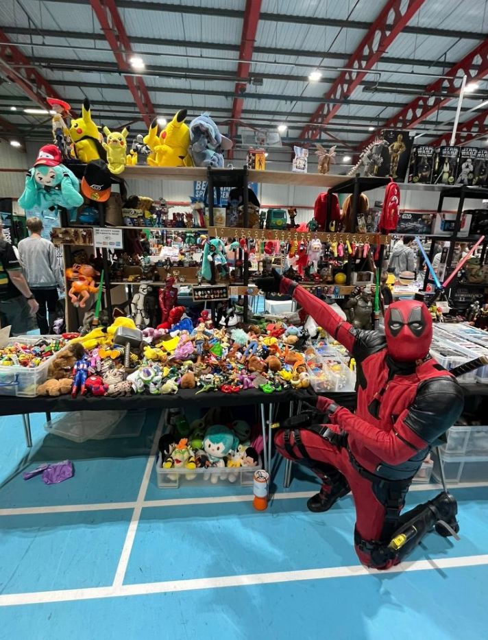 Deadpool cosplay at TheToyTable