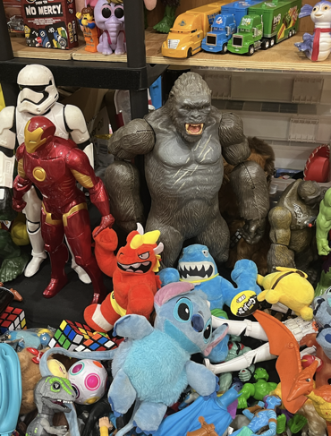 Portrait close-up at the stall