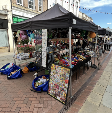 Plants / signage corner
